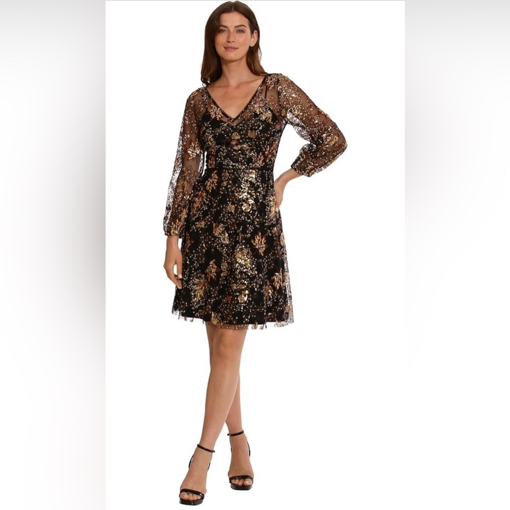 NWT- Maggy London Women's Sequin Cocktail Dress